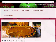 Tablet Screenshot of holisticnutritionfood.com